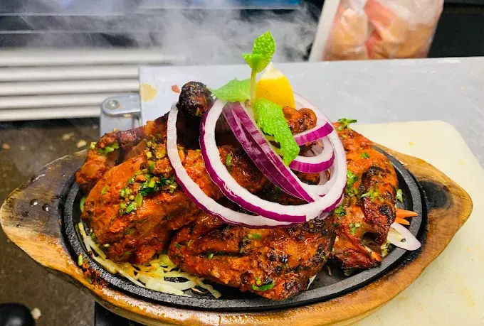 Clay oven tandoori specialties at Indian Accent Springbank Hill