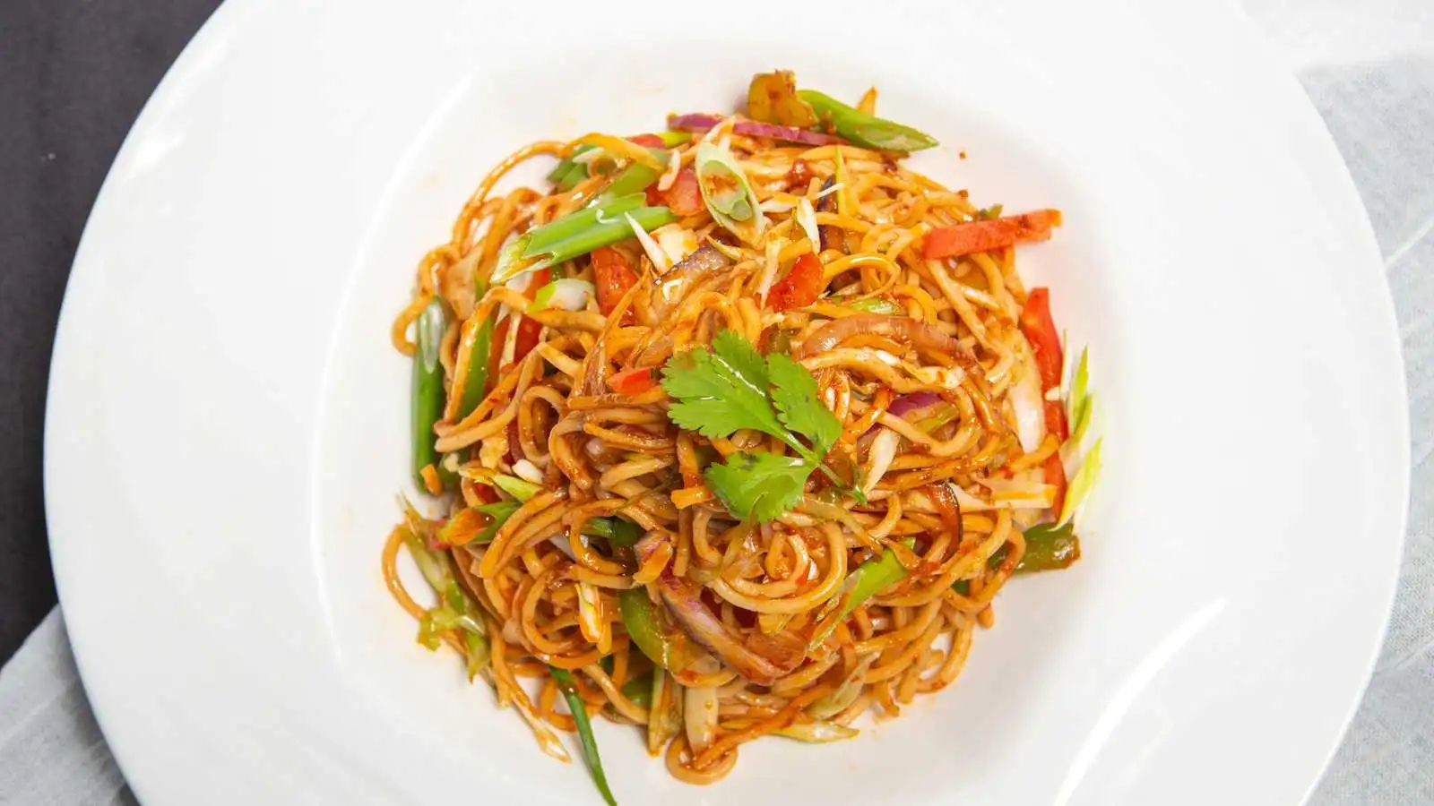 Veg Noodle at Indian Accent Kitchen and Bar in Calgary, AB